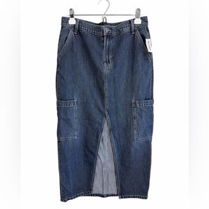 Old Navy NWT Women’s Drapey Denim Skirt Size 8
